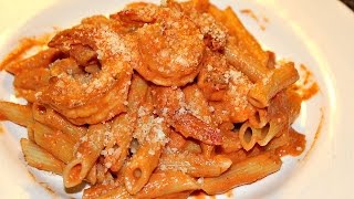 Penne Pasta Recipe with Shrimp [upl. by Georgeta184]