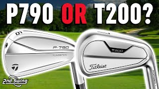 Titleist T200 vs TaylorMade P790  2021 Golf Irons Comparison [upl. by Conger465]