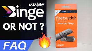 Tata Sky Binge Frequently Asked Questions Everything you need to know [upl. by Garv]