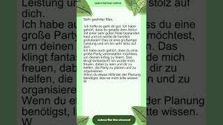 Goethe Zertifikat A1 A2 B1 Brief und Email schreiben [upl. by Rodrigo126]