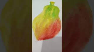 Papaya drawing svs715 youtubeshorts painting [upl. by Macintosh]