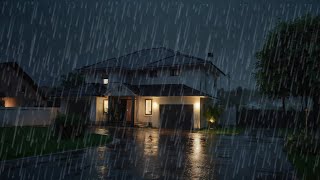 Heavy Sea Storm Rain and Strong Thunder  Sleep Sounds  From Nature  Live [upl. by Keldah]