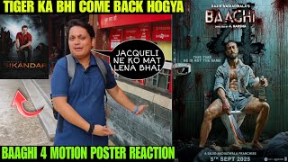 BAAGHI 4 MOTION POSTER Review Reaction By Filmy AQUIB 😱😱😱 sidcinema [upl. by Pia]