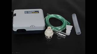 Instructions for using Power Neb Ultra Compressor Nebulizer [upl. by Nivlag177]