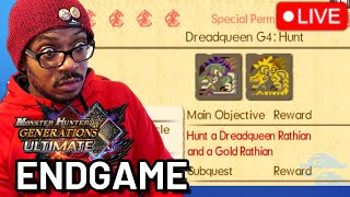 MHGU Endgame Deviant Hunts Solo LIVE  Dreadqueen Rathian [upl. by Lindi]