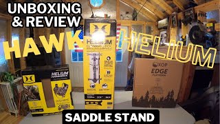 HAWK HELIUM HAMMOCK SADDLE STAND  Unboxing amp Review [upl. by Noicnecsa]