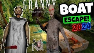 granny boat escaping granny and grandpa funny RLGamingbeastr [upl. by Kolva744]