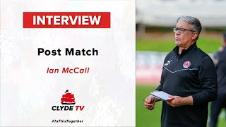 an McCall Post Match Interview  Clyde 0  2 Stirling Albion  William Hill League Two [upl. by Mena]