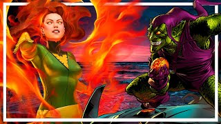 🔥Fénix🔥 Vs Duende Verde  Marvel Champions Justicia [upl. by Nanice]