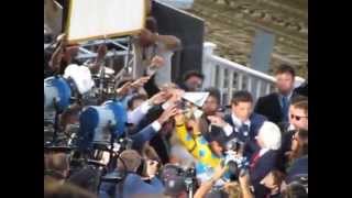 2015 Belmont Stakes Trophy Presentation interviews wVictor Espinoza Bob Baffert Ahmed Zayat [upl. by Cully764]