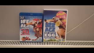 Ice Age A Mammoth Christmas and Ice Age The Great EggScapade UK Bluray 3D and DVD Unboxing [upl. by Jenelle]