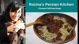 Charlies Cincinnati Chili Paste Recipe آموزش چیلی سینسیناتی [upl. by Ferino]