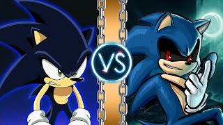 Dark Sonic vs SonicExe [upl. by Tocs]