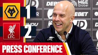 Arne Slot PostMatch Press Conference  Wolves 12 Liverpool [upl. by Weatherley]