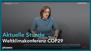 Aktuelle Stunde Weltklimakonferenz COP29 am 141124 [upl. by Gustave]