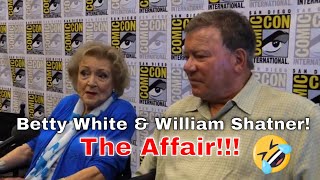 Betty White amp William Shatner joking about their affairs and TV show family opportunities [upl. by Gurl]