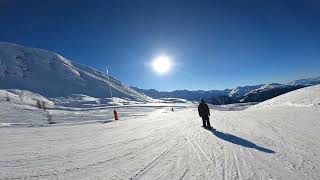 Les Arcs Skiing 191223 [upl. by Calvert]