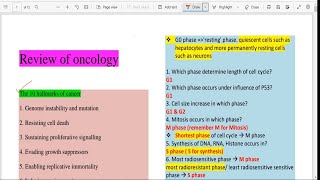 Rapid Review of Oncology  in Bangla  Davidson 24th edition  FCPS part 1 medicine MRCP  PLAB [upl. by Blight]