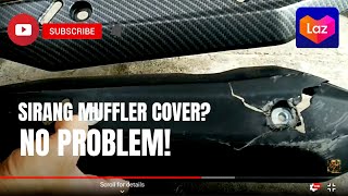 Unboxing and Installing Muffler Cover for Honda Click 125i V2 [upl. by Woodruff891]