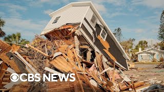 Hurricane Milton rescues continue images show large tornado wreckage [upl. by Arinaid]