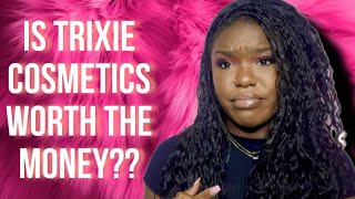 Is Trixie Cosmetics Worth the Money  Black Girl Tries Trixie Cosmetics [upl. by Sophie]