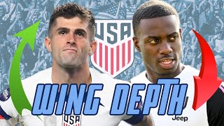 Top 10 Best USMNT Wingers  USMNT Depth Chart [upl. by Nylirehs]