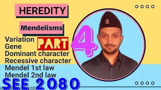 Heredity  Mendels Law  SEE preparation 2080  Class 10 SCIENCE in Nepali [upl. by Sotos]