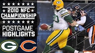 Packers vs Bears 2010 NFC Championship  Game Highlights  NFL [upl. by Shewchuk]