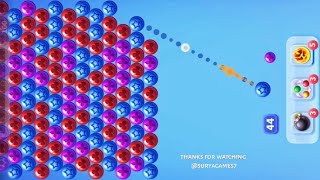 Bubble Shooter Gameplay  Bubble Shooter game level 33 [upl. by Yra]