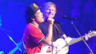 Bruno Mars amp Ed Sheeran  Thinking Out Loud Live [upl. by Annodal]