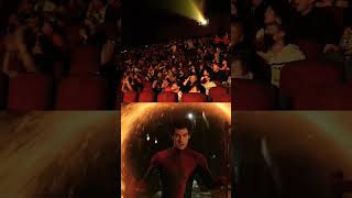 Best Spiderman No way Home theater Reaction  holidayswithshorts shortirl reaction spiderman [upl. by Meean161]