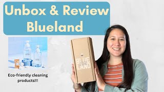 EcoFriendly Cleaning Products a review and unboxing of Blueland products [upl. by Karleen]