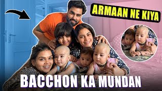 ARMAAN NE KIYA BACCHON KA MUNDAN  Armaan Malik [upl. by Modie]