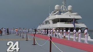 Ilang Miss Universe candidates sumakay ng multimillion dollar yacht papuntang Batangas [upl. by Ettenhoj]