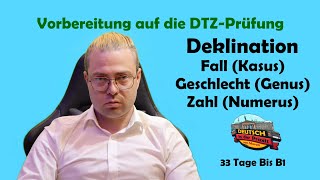 33 Tage bis B1 Deklination Kasus Genus Numerus einfach Erklärt Німецька DTZ [upl. by Alamak]