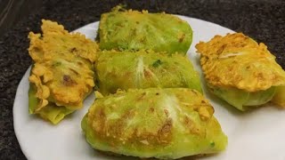 CABBAGE ROLL  CRISPY CABBAGE ROLLS RECIPE  FRIED CABBAGE ROLL  NOven BY KWS PUNJABI [upl. by Nois]