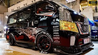 4KBODYLINE NISSAN CARAVAN URVAN NV350 Bodykit ボディライン 日産キャラバンNV350カスタム  東京オートサロン2018 [upl. by Vilma]