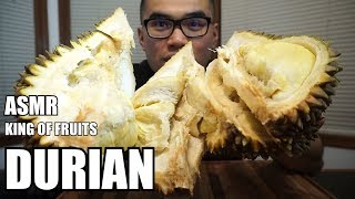 ASMR  DURIAN King of fruits SOFT TEXTURE SOUNDS NO TALKING [upl. by Corrianne]