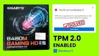 How to Enable TPM 20 in Bios MSI B450 A PRO MAX  Windows 11✔️ [upl. by Ylatfen]