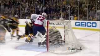 Joel Ward OT game winner goal Handshakes Washington Capitals vs Boston Bruins 42512 NHL Hockey [upl. by Callista]