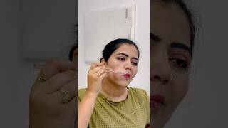 మూతి మీద hair ని ఇలా shave చేస్తాను…  unwanted hair removing tip unwanted hairremoval useful [upl. by Zilef]