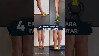 4 exercícios para fascite plantar [upl. by Marquez782]