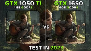 GTX 1050 Ti vs GTX 1650 in 2023  Which One is Still Breathing 😄 [upl. by Karin]