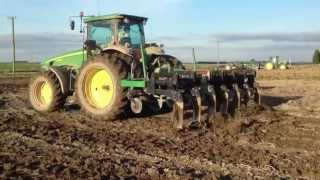 John Deere 8330  Great Plains Subsoiler [upl. by Nodal861]