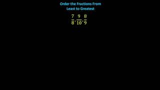 Ordering Fractions Convert to Decimals Using a Calculator maths math [upl. by Oly332]