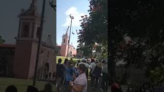 CAE VOLADOR DE PAPANTLA EN HUAQUECHULA PUEBLA [upl. by Lananna]