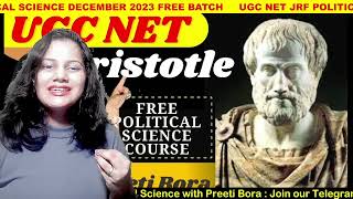 L28 Aristotle Political Thought🔥Causation Theory  Golden Mean  Politics🔥 UGC NET 2023 Preeti Bora [upl. by Aisel]