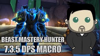 Beast Mastery Hunter Rotation and GSE Macros for 735 [upl. by Spindell551]