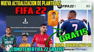 FIFA 22 Gratis para Consolas  Nueva Actualizacion de Plantillas FIFA 22  Tecatito y Guty Suben FUT [upl. by Kluge]