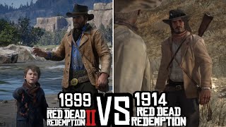 Jack Marston and Edgar Ross meet again 15 years later RDR 1 vs RDR 2 [upl. by Deeann530]